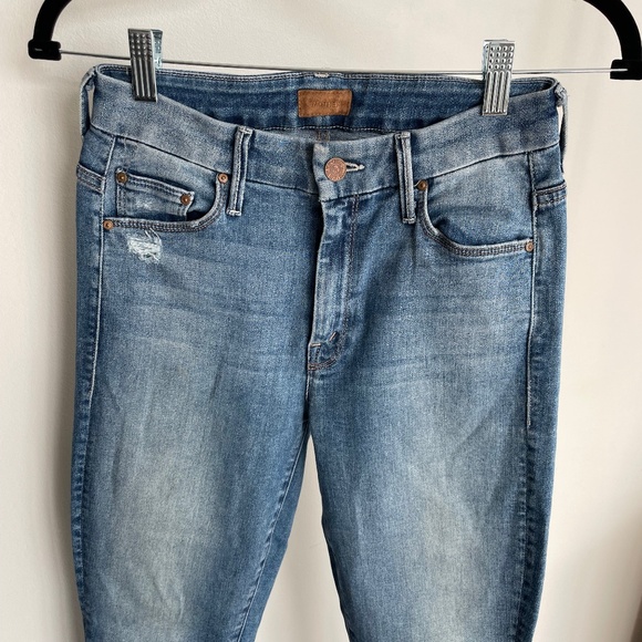 Mother Denim - High waisted Looker Ankle Fray - Picture 1 of 5
